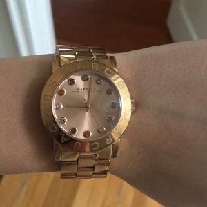 Marc Jacobs’s rose gold watch